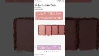 NEW ELF Bite Size  Eyeshadow Palette: Take Your Pink 🤩 #elf #elfcosmetics #smokeyeye #eyeshadow