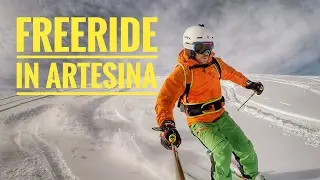 Freeride in Artesina | Go Pro | powder day