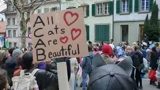 Brass band @ Carnaval Antifasciste Lausanne 22. Mars 2025