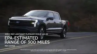 The 2025 Ford F-150&reg; Lightning&reg; Platinum&reg; Truck | Range and Technology