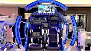 I tried this VR Racing by Inscape Virtual Reality Simulators at Stone Road Mall Guelph Ontario