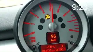 2007 Mini R55 Clubman 1.6 VTi 120HP Acceleration (wet)