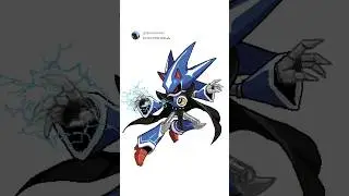 Neo Metal Sonic Speed Drawing #digitalart #speedpaint #neometalsonic #sonicheroes