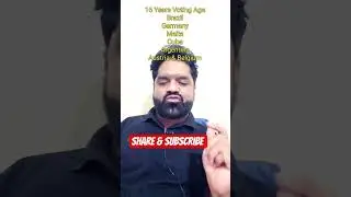 Voting Age #nepal #genz #uk #britain #currentaffairs #gkgs #ssc #banking #exampreparation
