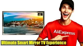 Upgrade Your Bathroom with the Soulaca 43 Inches Smart Mirror 4K TV! Alexa Voice Control,