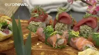 Chef portugu&ecirc;s premiado em sushi - Euronews - Miguel B&eacute;rtolo