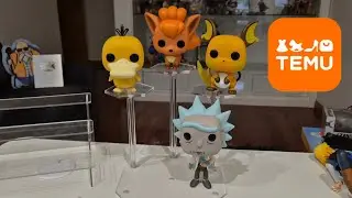TEMU Displays for Vintage Toys and Funko POP