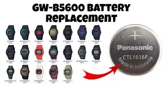 Easy GW-B5600 Battery Swap Anyone Can Do!