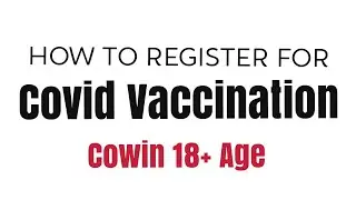 How to register for Covid vaccination 18+ Cowin Website with Arogyasetu App #shorts