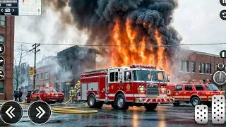 🔥 Fire Truck Simulator 2025 | New Fire Fighting Job  Android Gameplay 