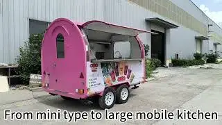 10ft Concession Food Trailer For Events