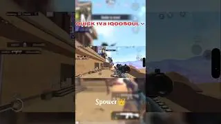 Spower 1v3 iqooSOUL💀🔥 #bgmi #bgmilive #spower #iqoosoul #soul #gaming #competitivegaming