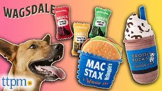 Food Junkie Plush Dog Toy Collection from Wagsdale Review!