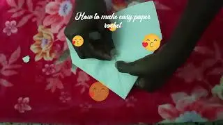 How to make a paper rocket 🚀🚀