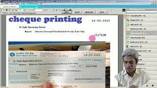 Cheque Printing Software | Full Video Hindi |