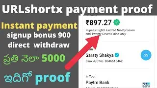 earn 10$ per day // how to earn money with URLshortx telugu in 2022 // GNTECHTELUGU