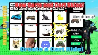 New Cart Skins out Now on Create a Cart Ride! Roblox