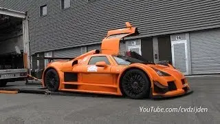 Gumpert Apollo Sport - Start Up and Loading in Apollo Truck