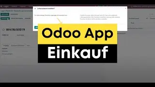 Odoo Einkauf - Odoo Tutorial in Deutsch