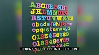 Magnetic Letters Numbers Alphabet ABC 123 Fridge Magnets Plastic Educational Preschool Learning Toy