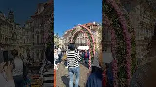 #easter #market and #crowd in #oldtown #prague #2025 #czechrepublic #czechia #europe #assamtezpur