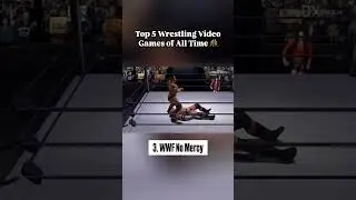 Top 5 Wrestling Video Games of All Time 🔥 #wwe #wwegames #videogames