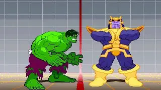 Power Scaling Hulk vs Thanos | Limitless Rage vs Infinity Titan | Jump Force MUGEN v6