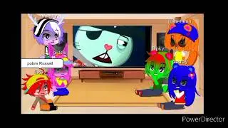 los hijos de happy tree friends reaccionan los (corto de AMNESIA) kinda y Russell