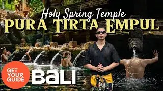 BALI: Pura Tirta Empul | Holy Spring Temple | GetYourGuide tour | Purification | Hindu Ritual
