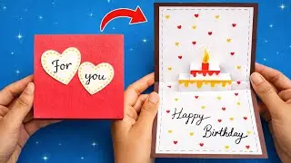 Happy birthday Card Making For Boyfriend| Handmade Birthday Gift for Husband DIY With Paper Simple 
