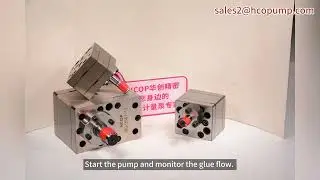 How to Use a Glue Coating Gear Metering Pump