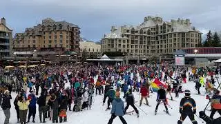 Whistler Pride and Ski Festival ski parade 2024