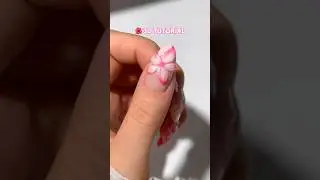 Zobacz, jak zbudować kwiatki 3D 🩷 #semilac #nails #mani #manicure #3dnails #3dnailart #flowernails