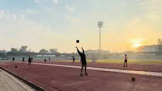 Medicine ball throw exercises 