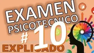 TEST PSICOTECNICOS OMNIBUS # 10 VARIADOS DE EXAMEN EXPLICADOS En español