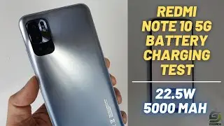 Xiaomi Redmi Note 10 5G Battery Charging test 0% to 100% | 22.5W fast charger 5000 mAh