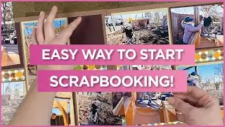 How to Use Scrapbook Kits for Beginner Scrapbookers | Easy Scrapbook layout for Beginners
