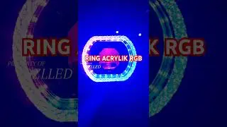 pd 03 rgb lampu depan utama led projie biled 4.5 inch rgb matrix app #dzlled