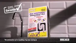 Short commercial HG duo ontstopper (gootsteen ontstopper)