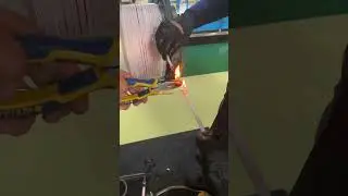 How to weld the Flat copper wire？ #copperwelding #electricmotors #gaswelding #flamewelding