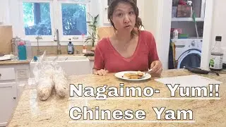 How to eat Nagaimo (Chinese Yam)- delicious, raw, easy, vegan, Gluten-Free!