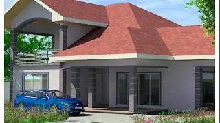 4 Bedroom Storey Building plan in Ghana