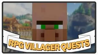 Introducing - RPG Villager Quests | Minecraft Java Mod | Comming Soon
