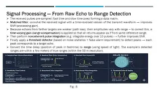 Basic Pulse Radar Explanation for Simulate, Detect & Estimate Target Range
