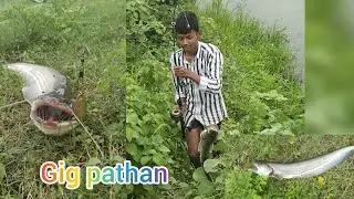|| pathan  catching fish spoon se kiya sikar 🎣 Big padan pathan 🎣#fishingvideo #shivfishingmh34