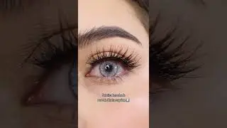 Before and After Realistic Gray Colored Contacts