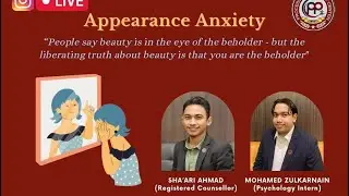 Appearance Anxiety - Mental Health Live Talk 26062024