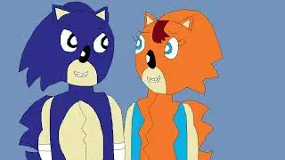Sonic & Sally (Hedgehogs) (STH) (1993-1994) Art by Jacob Alexander Ealy (An Autistic Person)