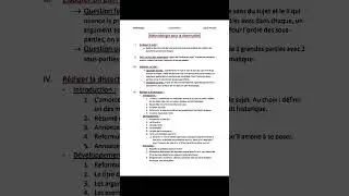 🖋️ M&eacute;thode simple et efficace pour r&eacute;ussir une dissertation en fran&ccedil;ais ! #terminale #bac2025