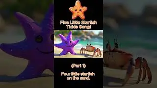 Five Little Starfish Tickle Song! | On The Dock! Kids Songs